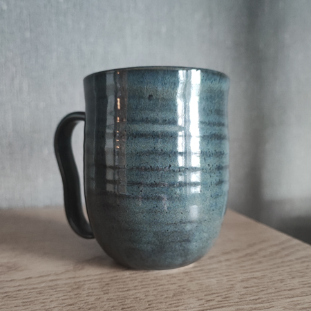 Blå mugg